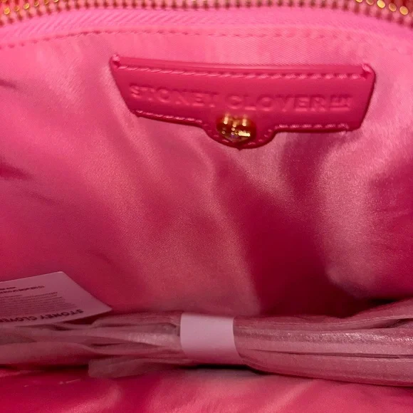 Stoney clover lane guava tote with custom patches nwot hearts - Picture 9 of 10